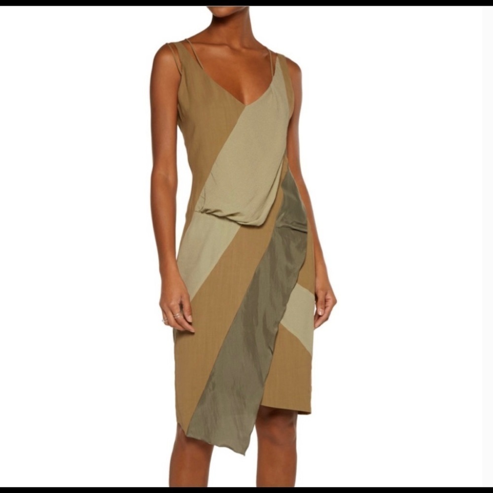 Bellstaff | Asymetrical Colorblock Dress